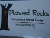 PR sign for road